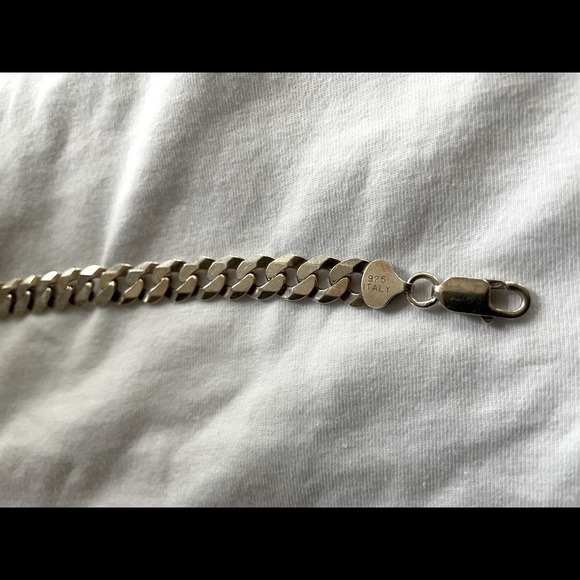 Miabella 925 Sterling Silver Men’s Bracelet - Picture 6 of 7